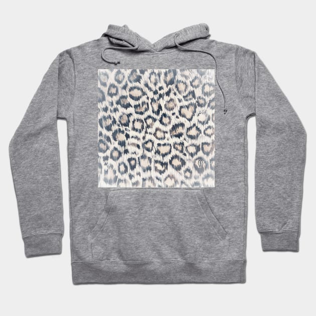 Snow Leopard spots Hoodie by Matt Starr Fine Art